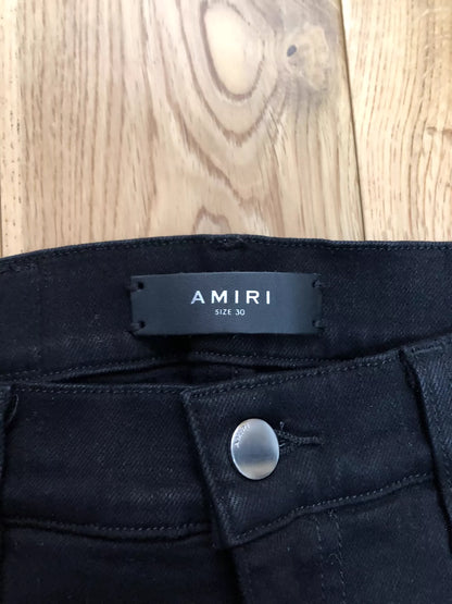 Amiri 17SS first generation cashew flower patchwork jeans