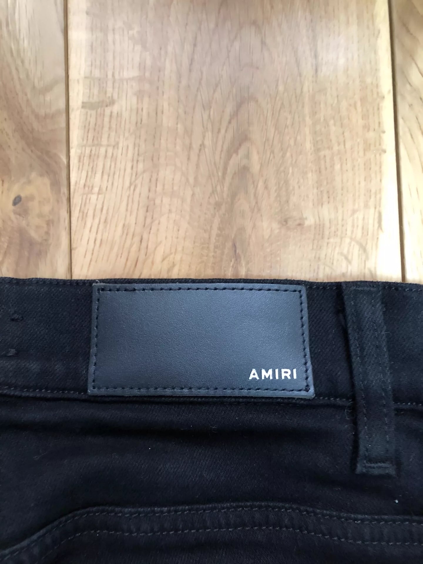 Amiri 17SS first generation cashew flower patchwork jeans