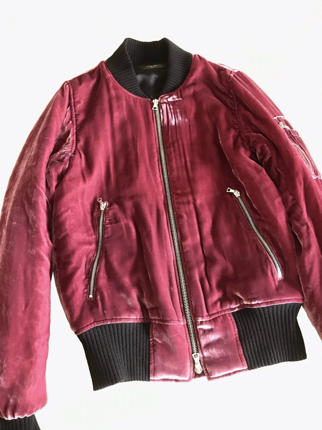 Amiri SS16 Velvet Bomber Jacket