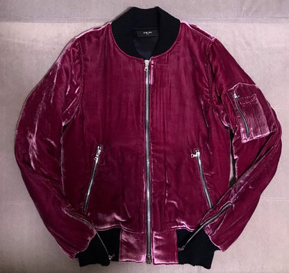 Amiri SS16 Velvet Bomber Jacket