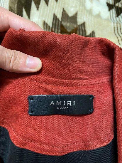 Amiri Classic 16OG Motorcycle Damage Patch Jacket