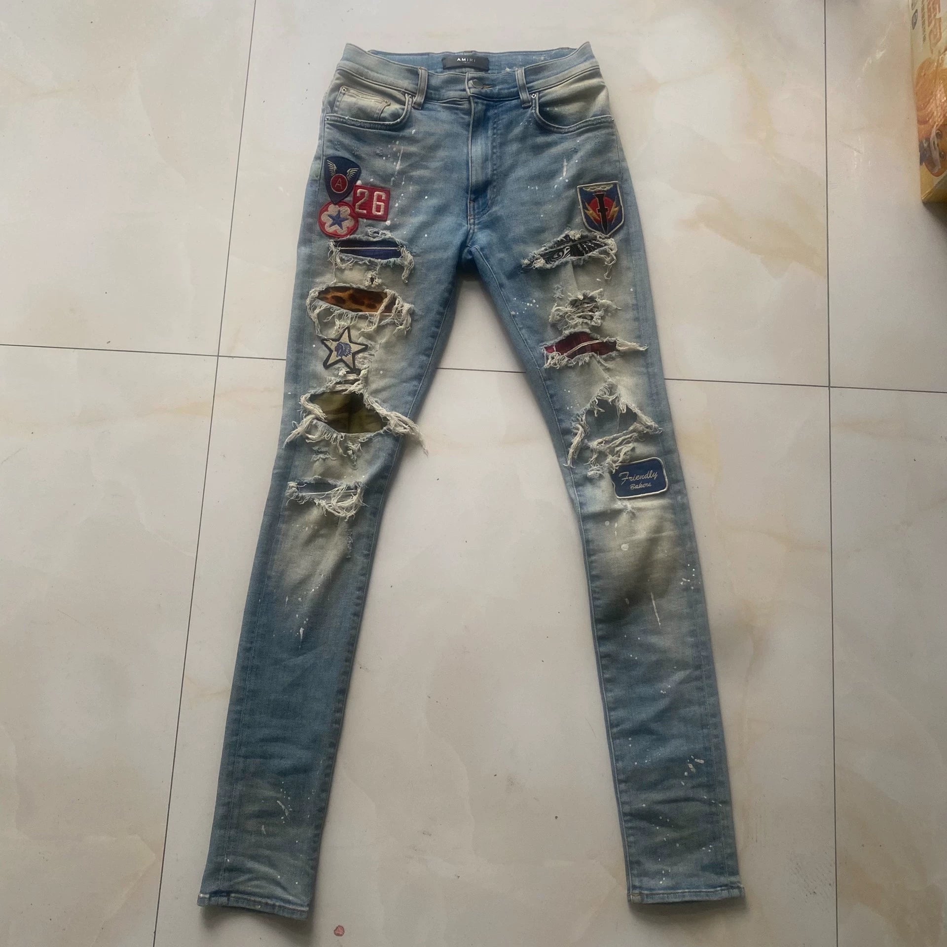 Amiri Genuine Blue Medal Jeans