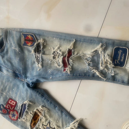 Amiri Genuine Blue Medal Jeans