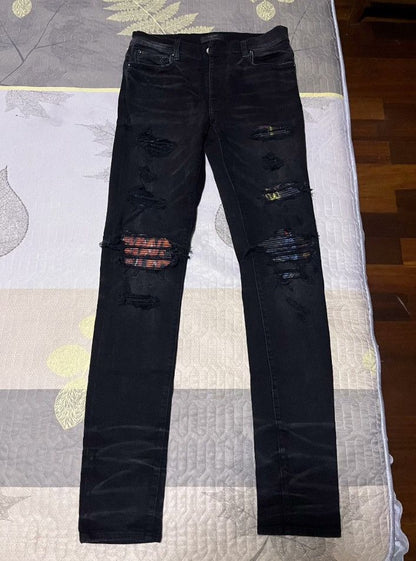 Amiri stitching destroys jeans - - DMC