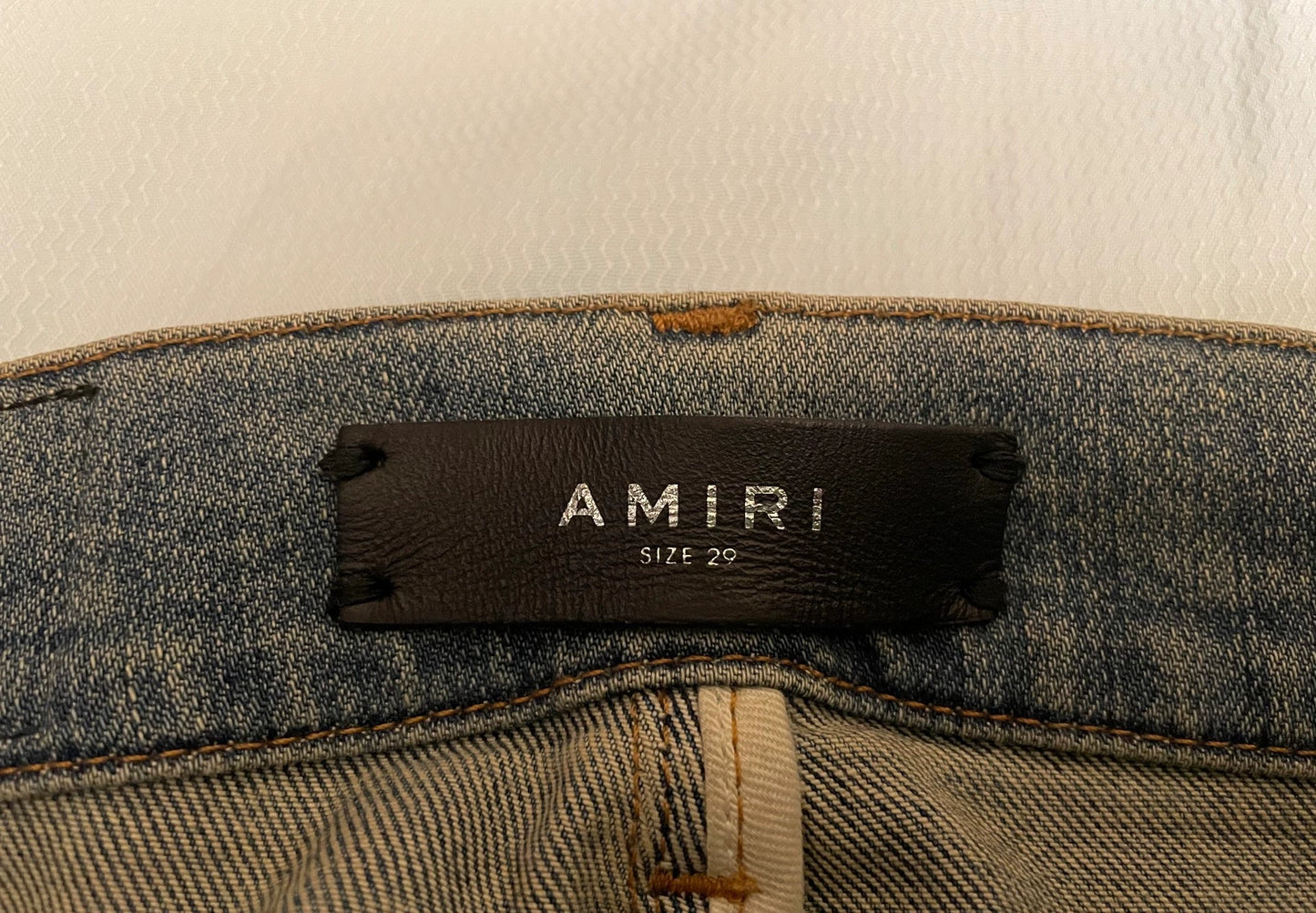 Amiri Splash Blue Diamond Jeans