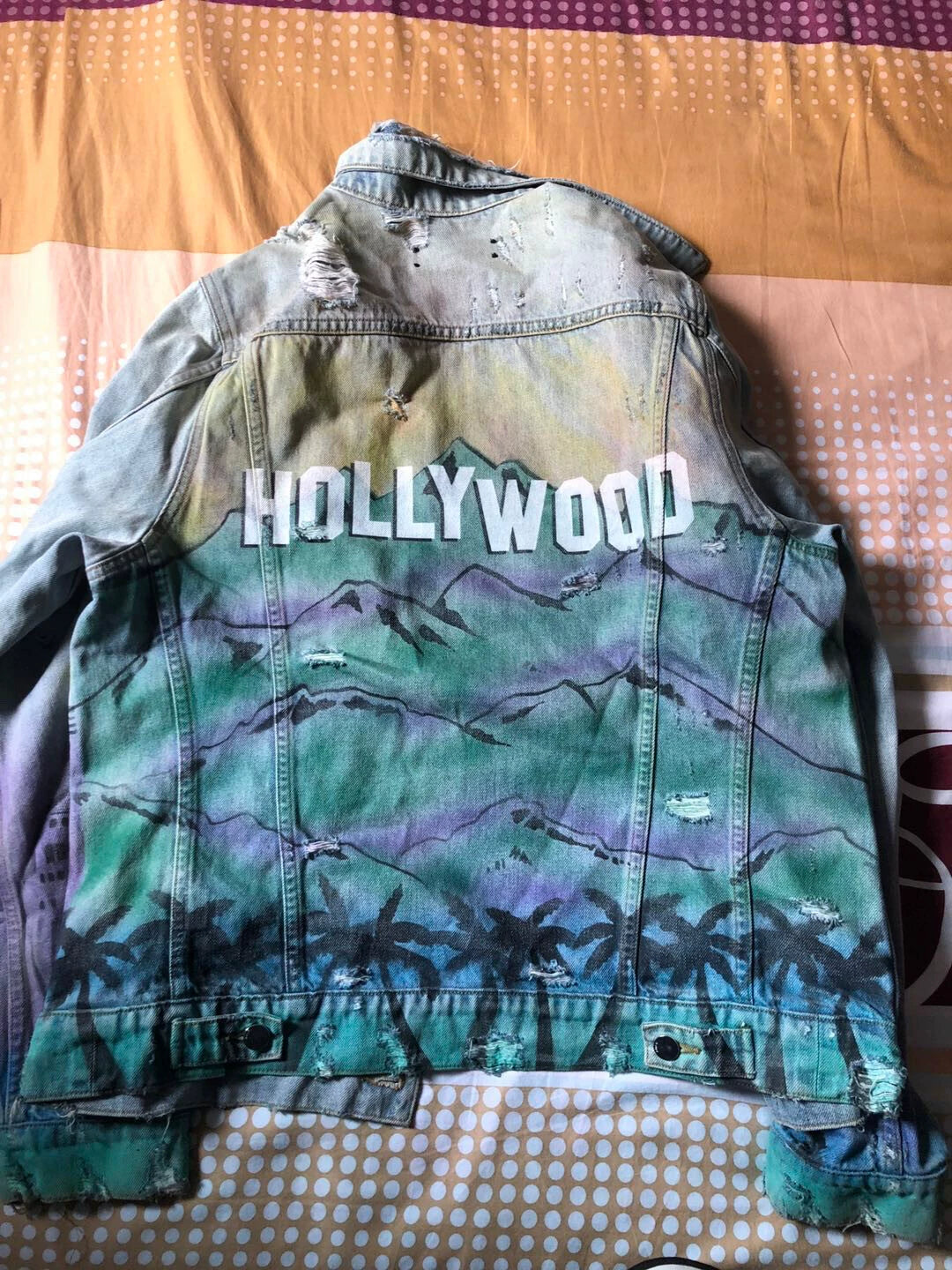 Amiri Classic Metropolitan Hollywood Destruction Jacket