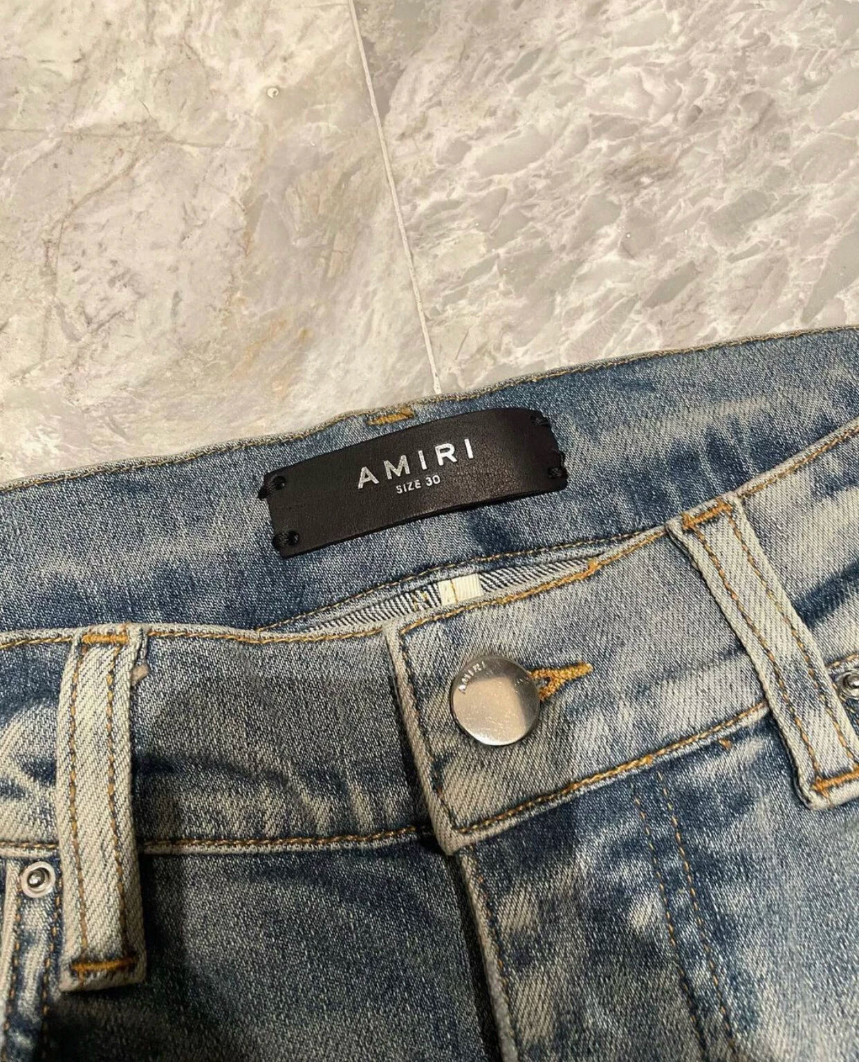 Amiri Classic Multi Element Blue Jeans