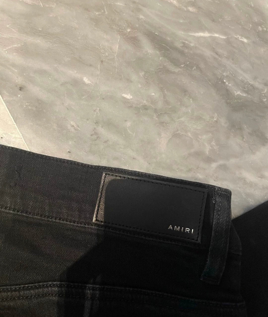 Amiri Classic Limited Edition Colorful Splicing Black Jeans