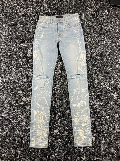 Amiri Bleach Splatter Thrasher Minus jeans