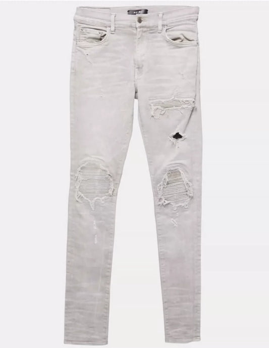 Amiri Grey White MX1 Jeans