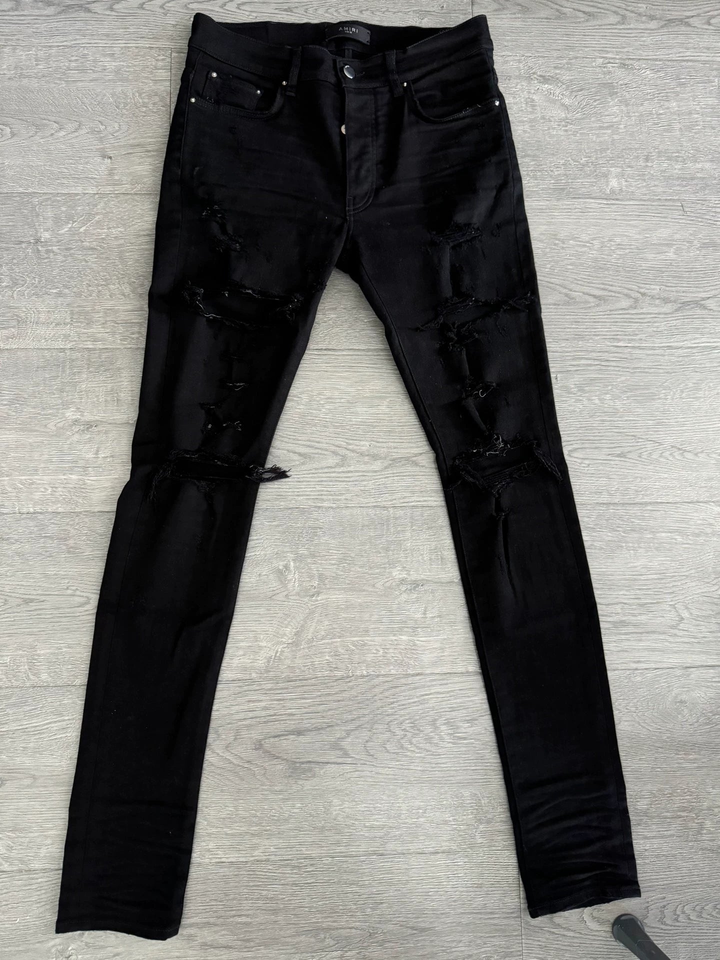 Amiri Men's Black Tight Jeans