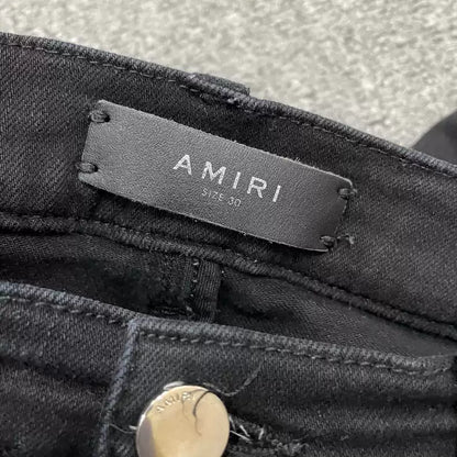 AMIRI black ripped jeans