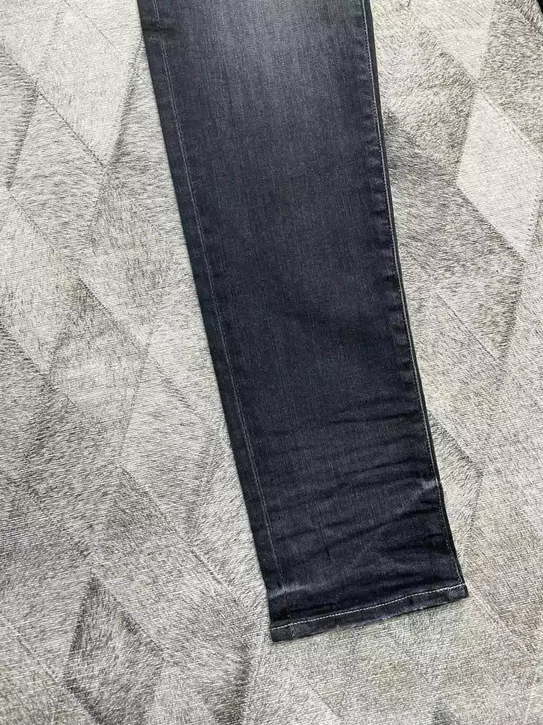 Amiri Dark grey elastic slim fit jeans