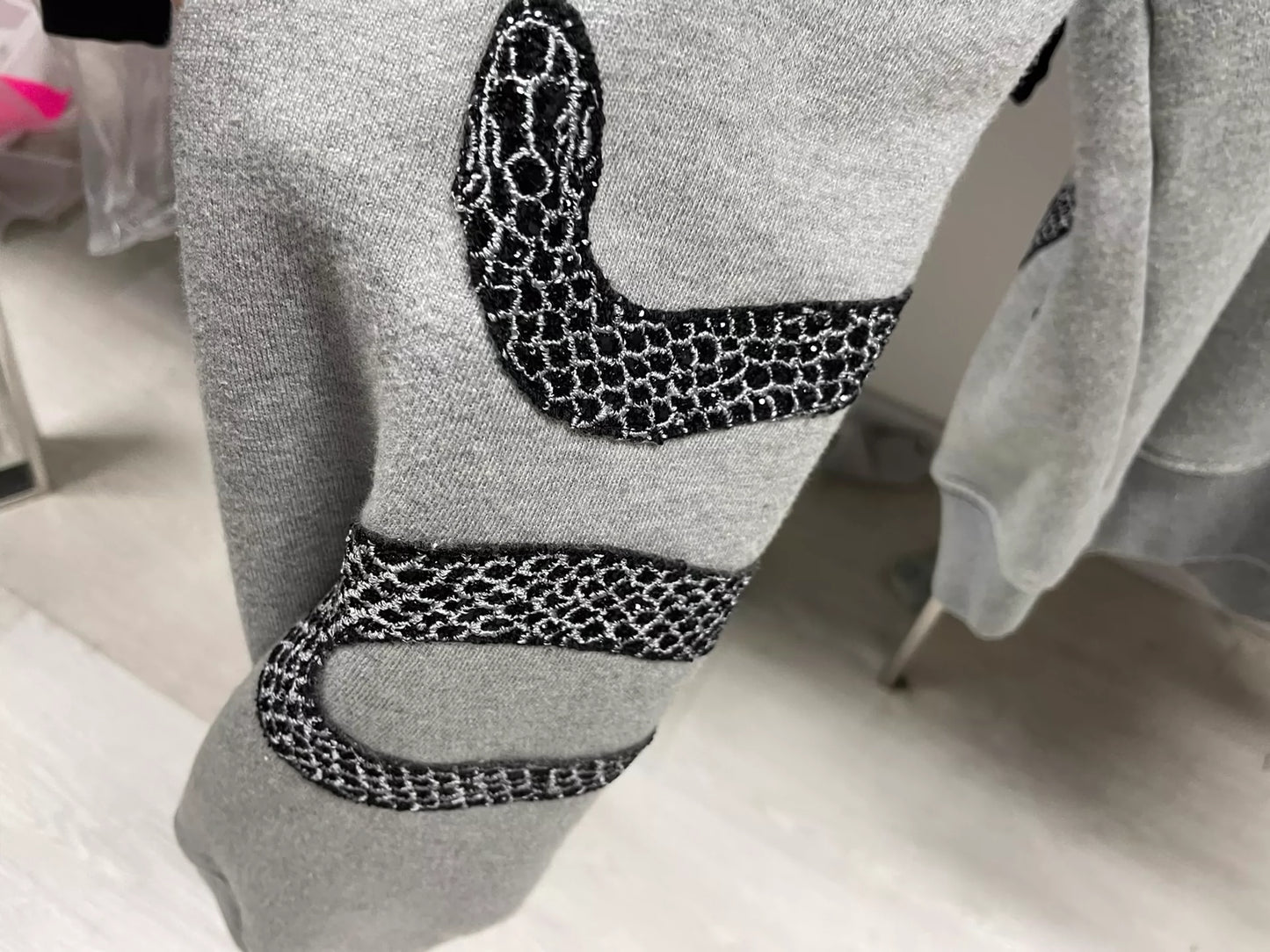 Amiri Black Snake Hoodie