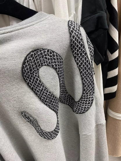 Amiri Black Snake Hoodie