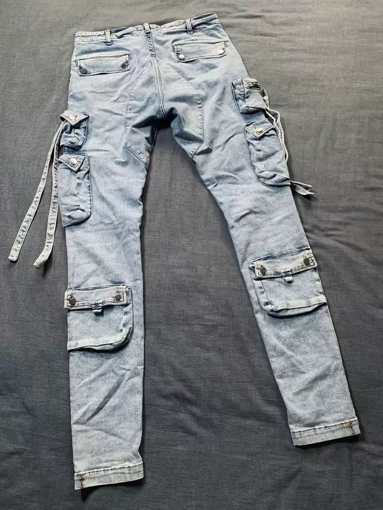 AMIRI Multi Pocket Bullet Washed Jeans