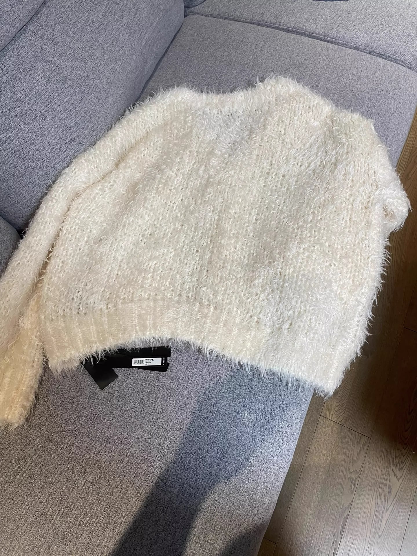 Amiri mohair cardigan sweater