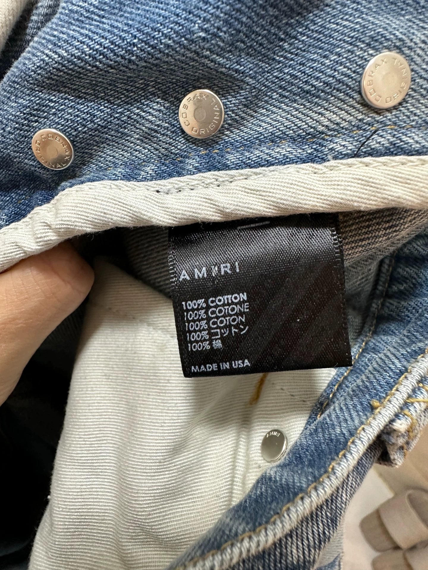 Amiri logging workwear jeans