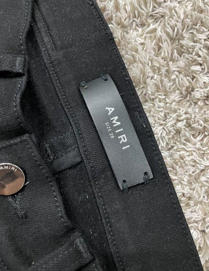 Amiri old first-year leather jeans - - DMC