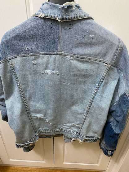 Amiri makes distressed denim jackets