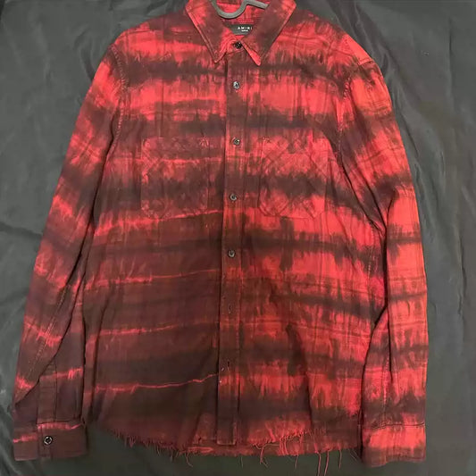 amiri 18AW Cloud Plaid Shirt