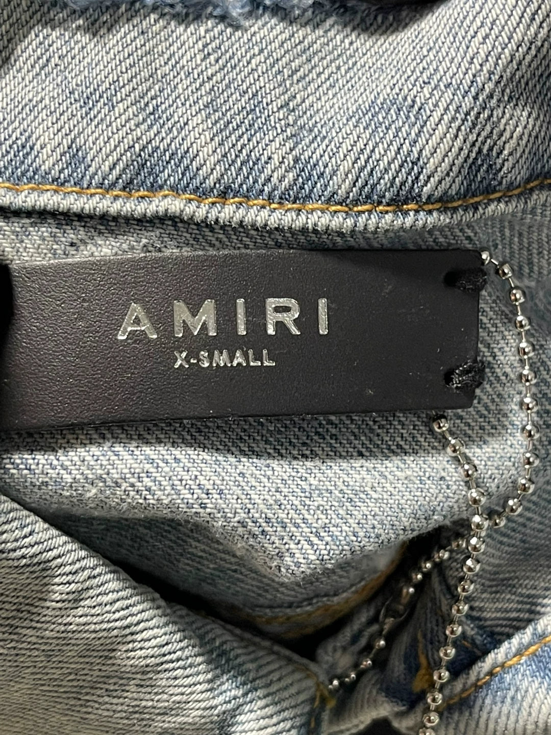 Amiri Alrbrush Hollywood Trucker jacket