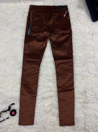 Amiri Brown Velvet Pants