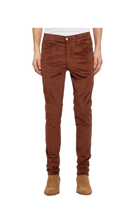 Amiri Brown Velvet Pants