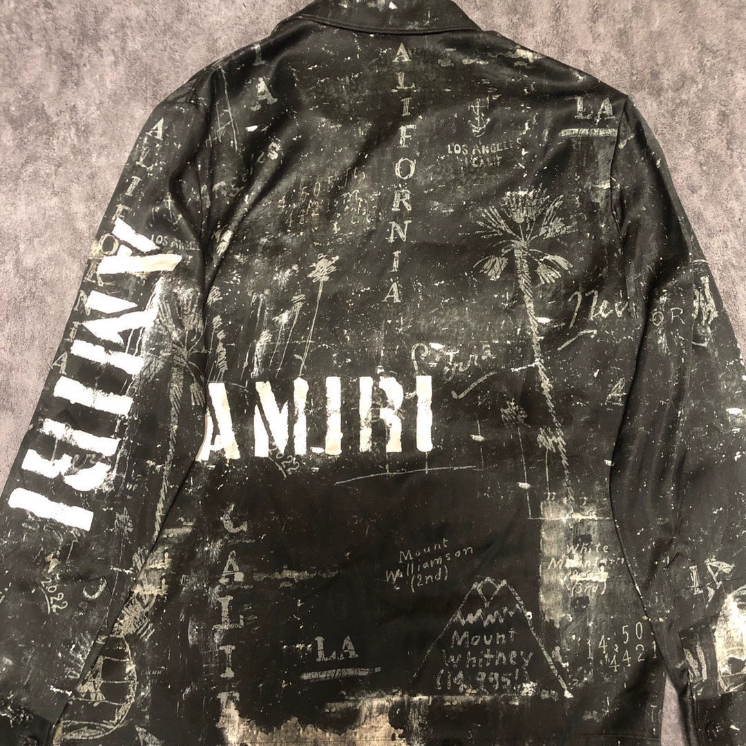 Amiri 22SS new logo printed shirt