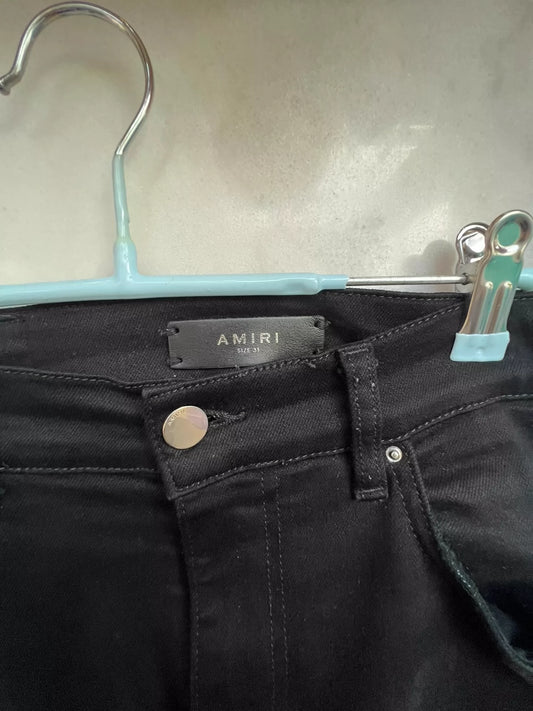 Amiri Classic Black Diamond Jeans