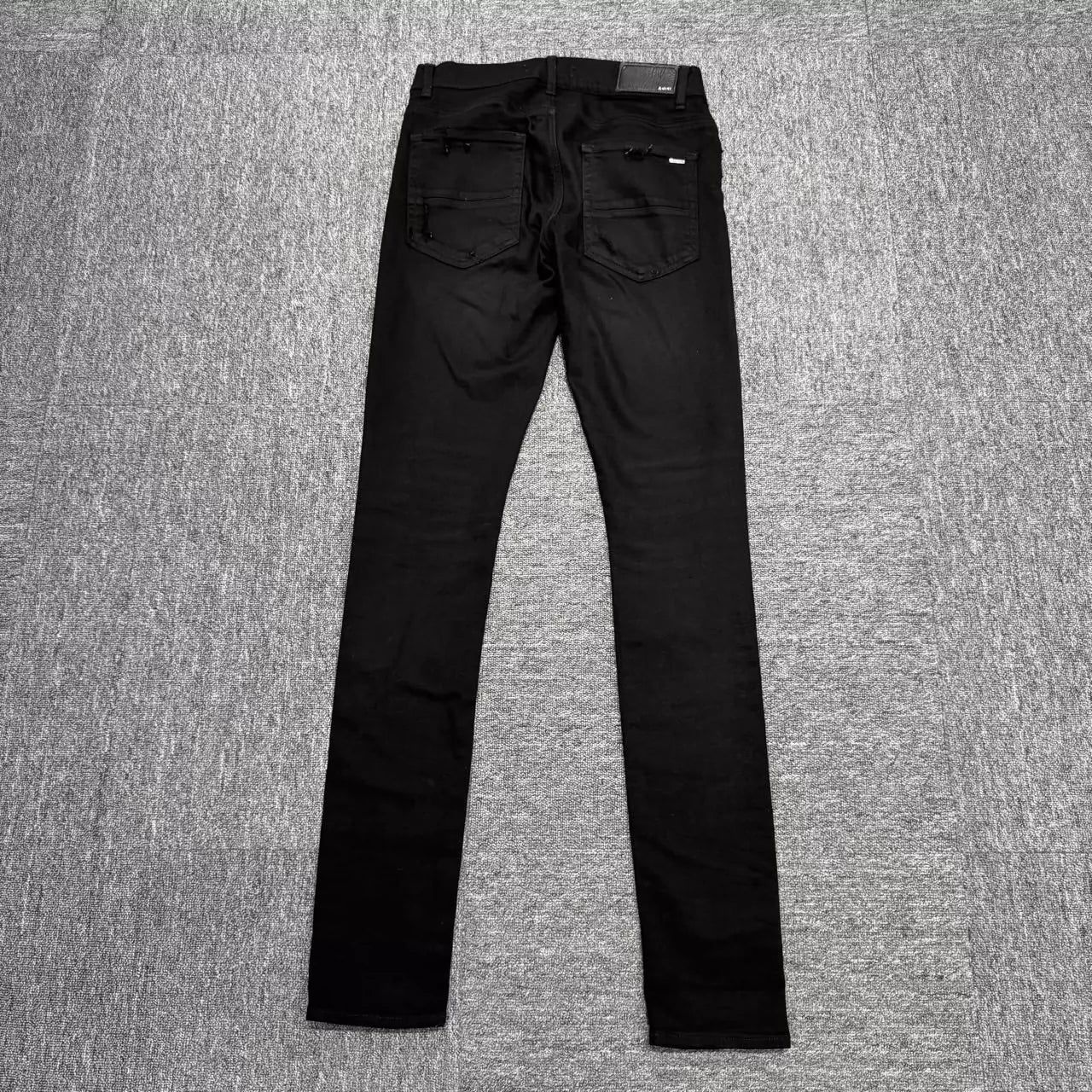 Amiri black distressed jeans