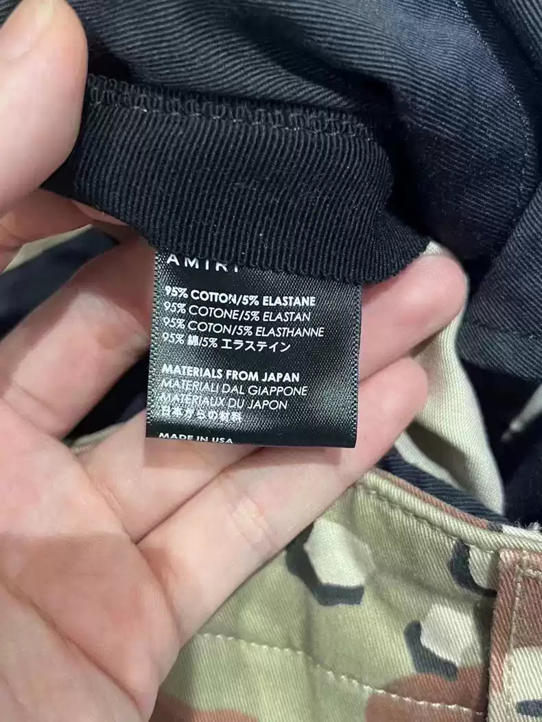 Amiri's new camouflage workwear jeans