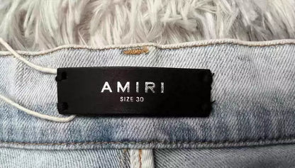 Amiri Blue Big Destruction Jeans