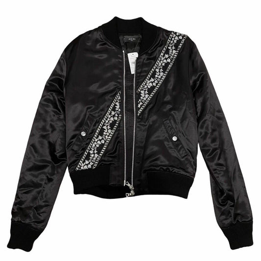 AMIRI guitar shoulder strap embroidered jacket