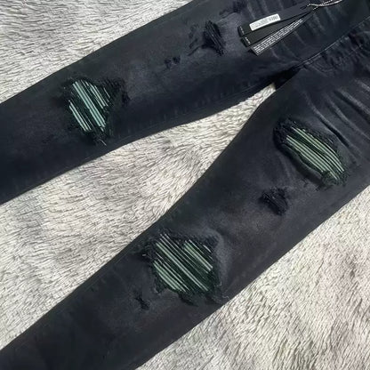 Amiri's new MX1 split leather jeans