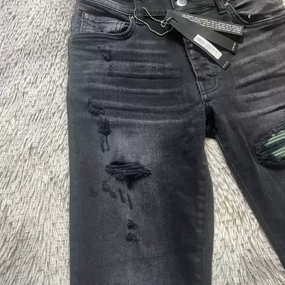 Amiri's new MX1 split leather jeans