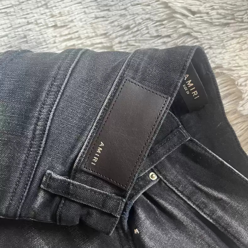 Amiri's new MX1 split leather jeans