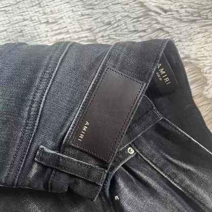 Amiri's new MX1 split leather jeans