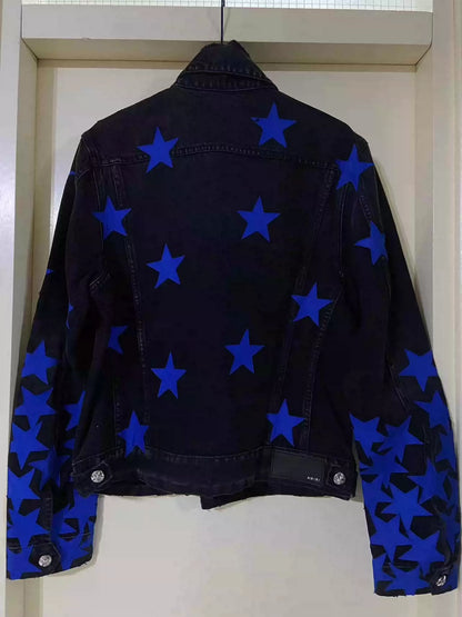 Amiri Blue Star Denim Jacket