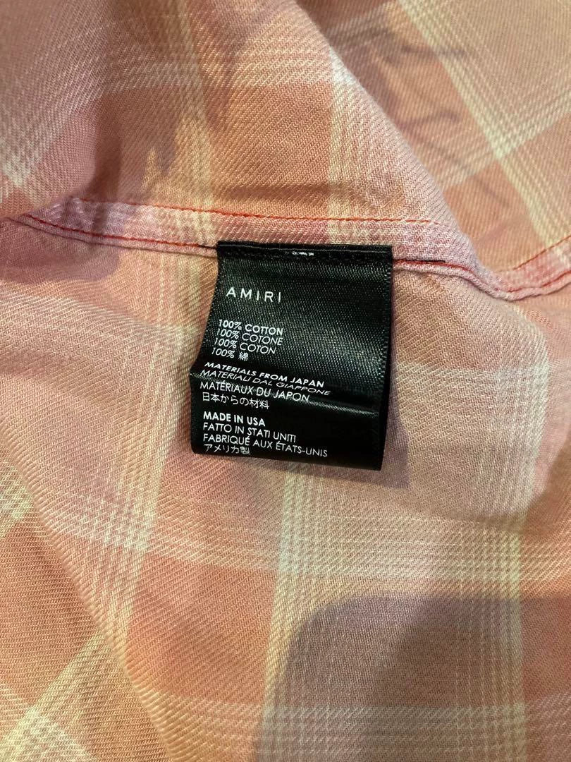 AMIRI Edge plaid shirt