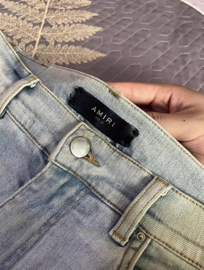 Amiri old jeans with big knees - - DMC