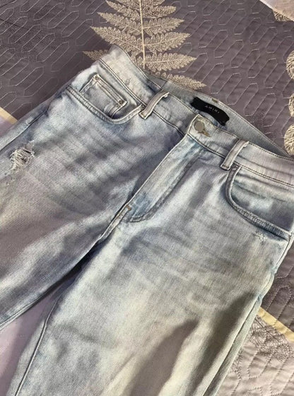 Amiri old jeans with big knees - - DMC