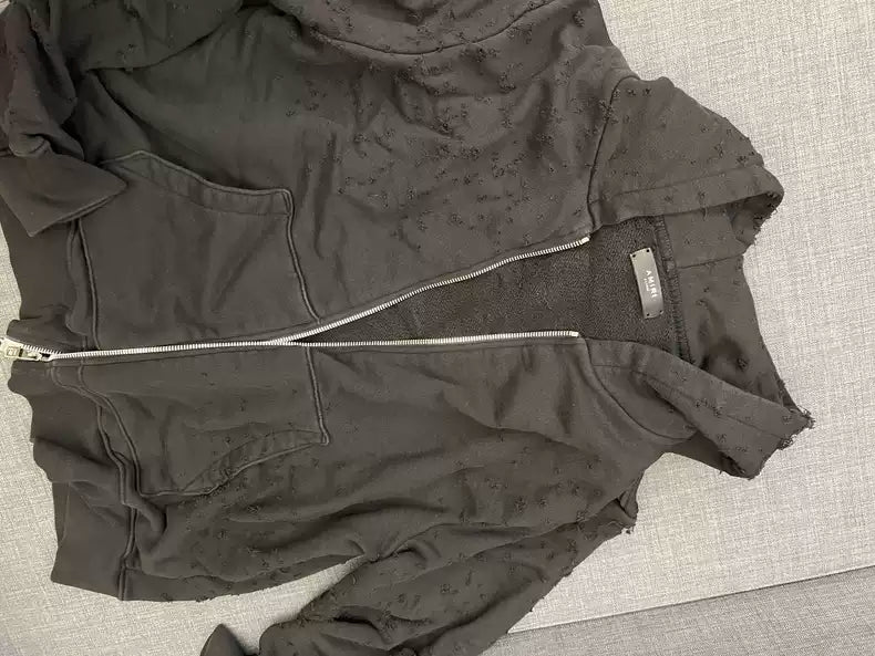 Amiri ripped hoodie