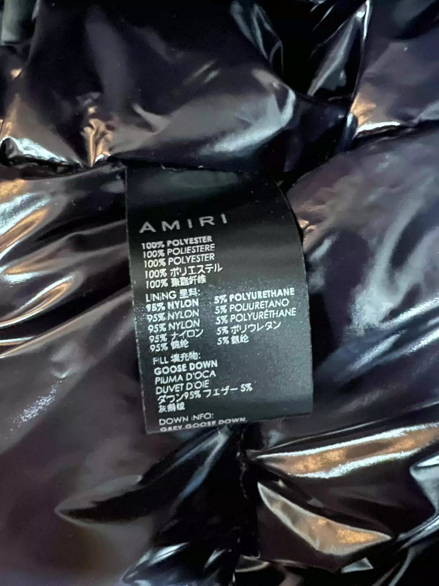 Amiri New Soft-shell Goose Down Double-pocket Jacket
