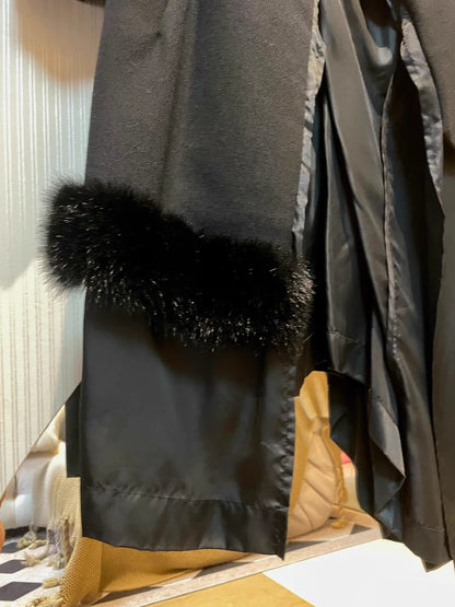 CDG Runway Wool Blend Paneled Coat