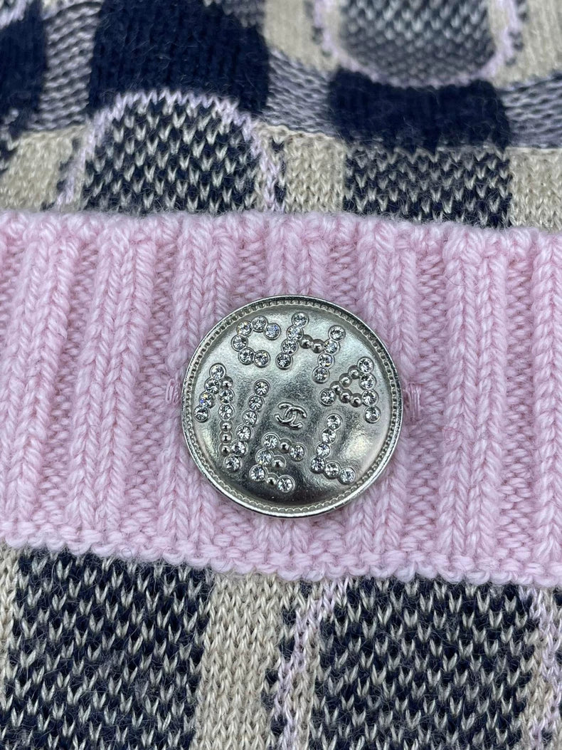 Chanel CoCo Color Block Knit Dress