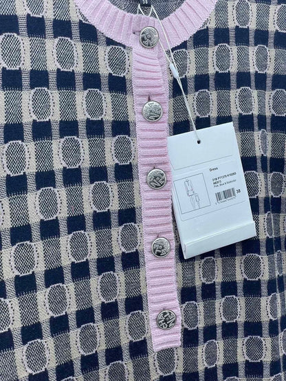 Chanel CoCo Color Block Knit Dress