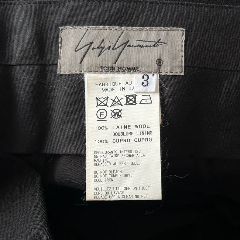 Yohji Yamamoto Rose Skull Trousers