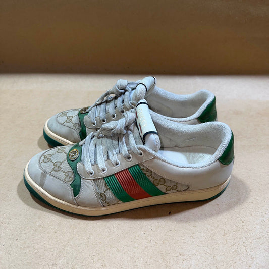 Gucci Screener Vintage Green Casual Sneakers 0079