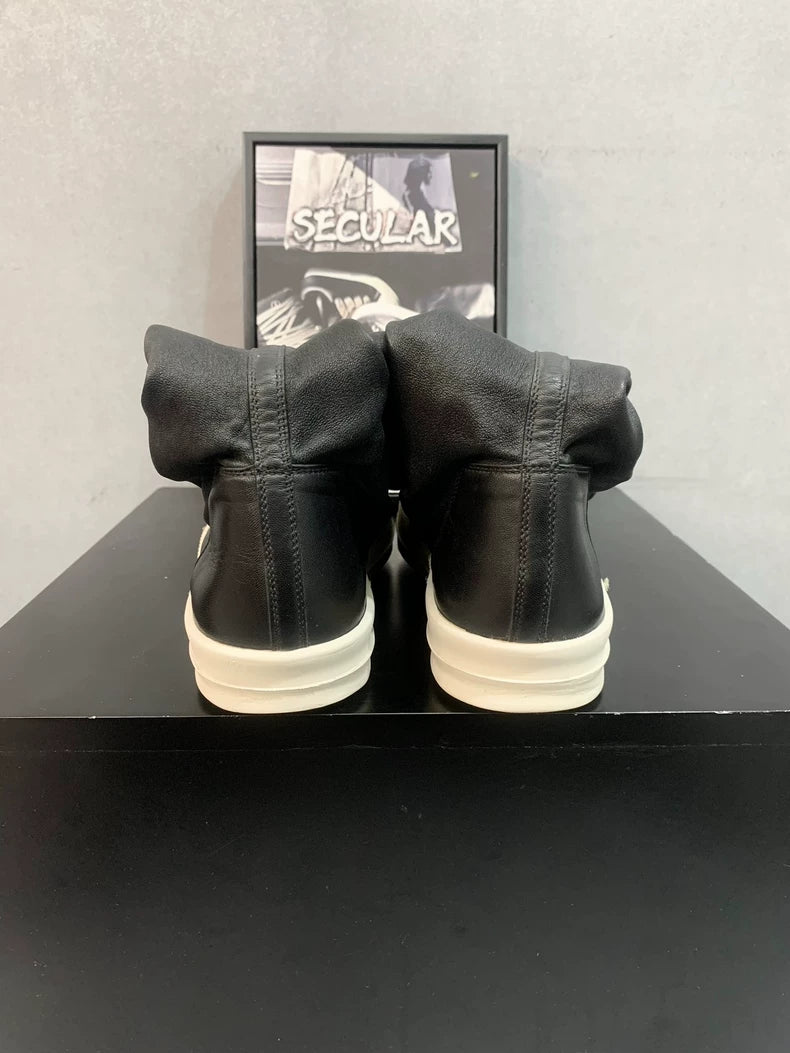 Rick Owens Black Long Boots Size 42-43-yf